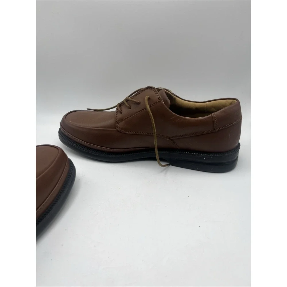 Padders Taxi Dress Loafers Mens 10.5 Leather Waterproof Brown Dual Fit Wide